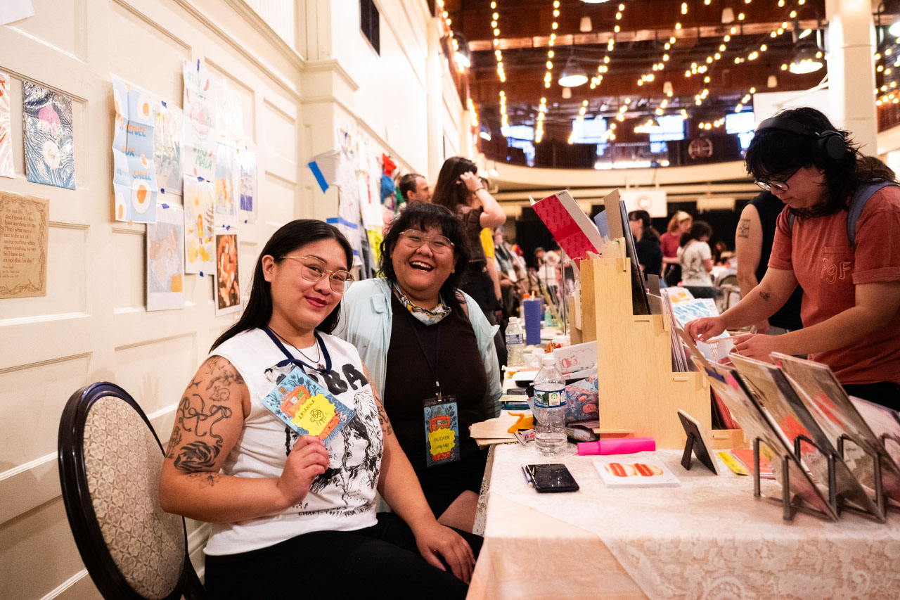 Exhibitors and guests at Pretty Good Fest 2025